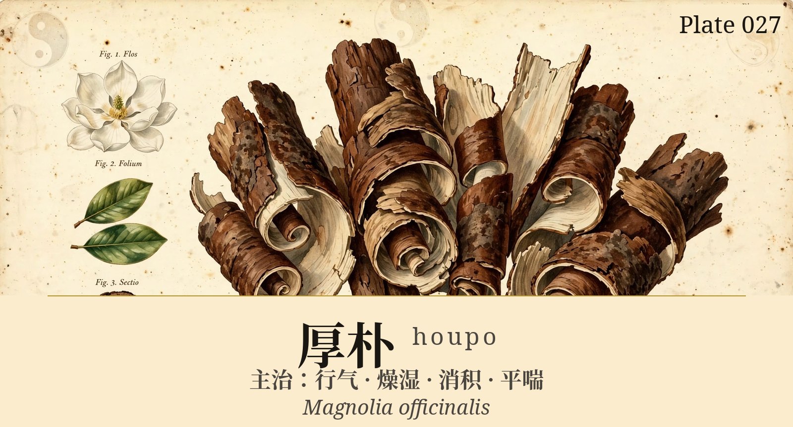 厚朴 houpo