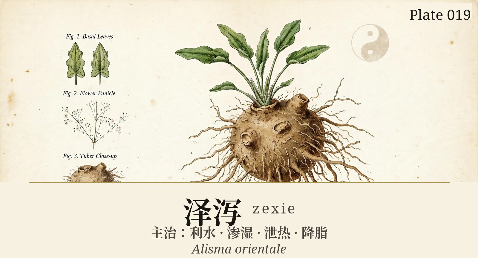泽泻 zexie