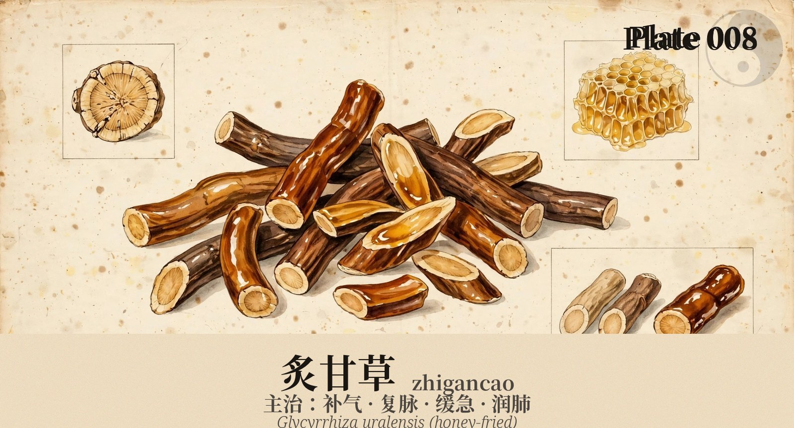 炙甘草 zhigancao